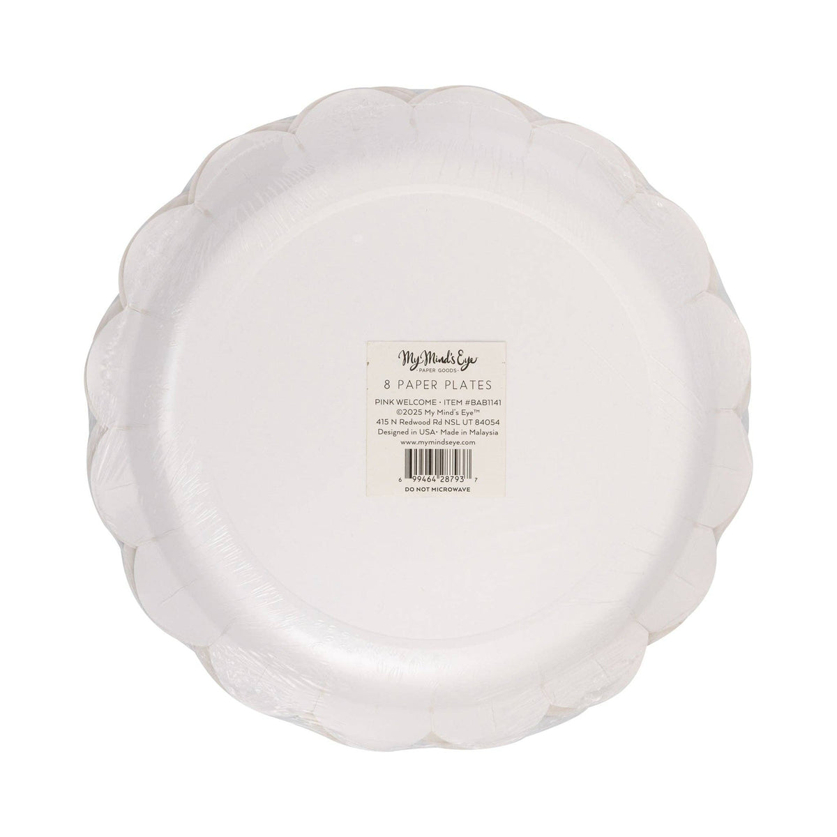 BAB1141 - Welcome Baby Pink Plate