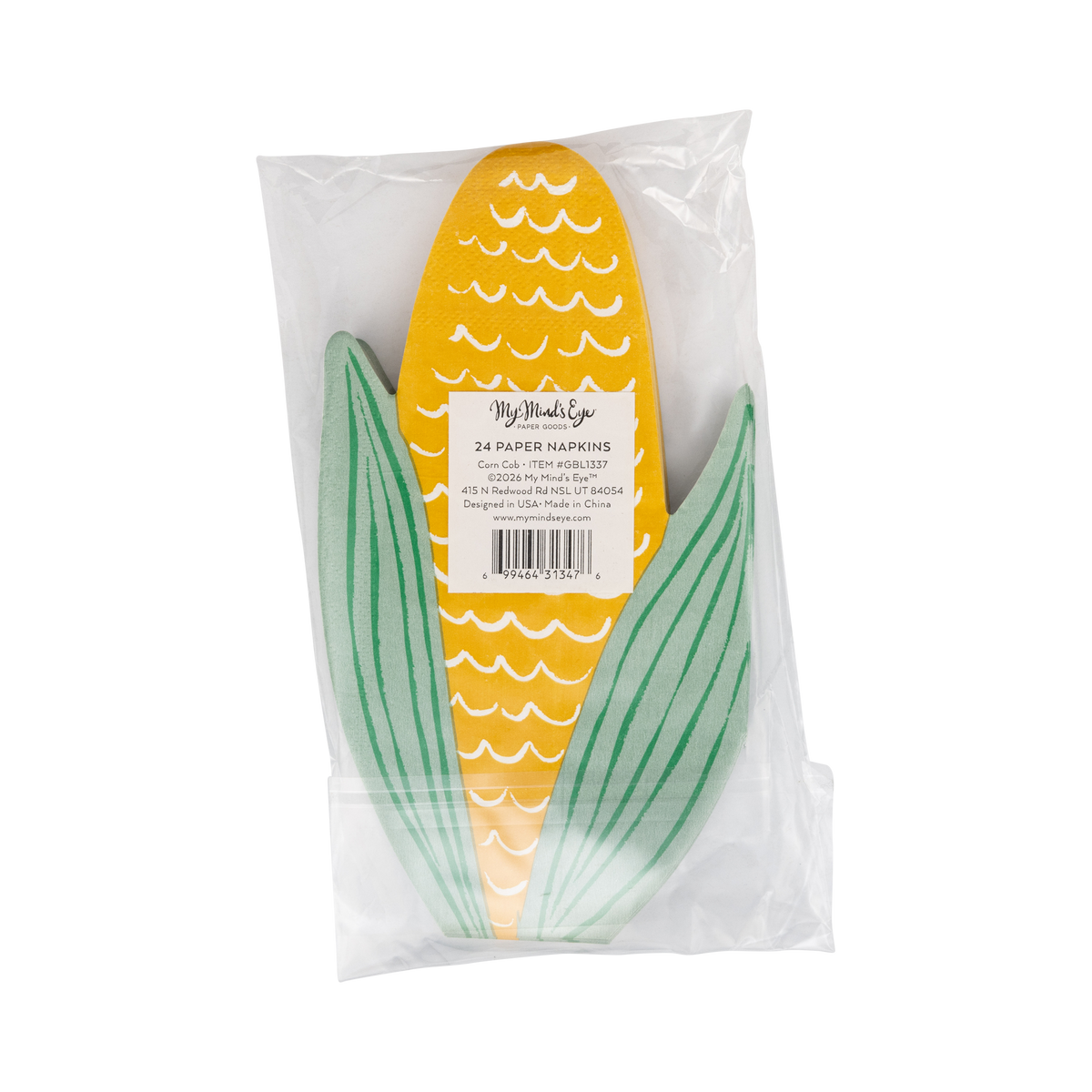 GBL1337 - Corn Shaped Paper Napkins