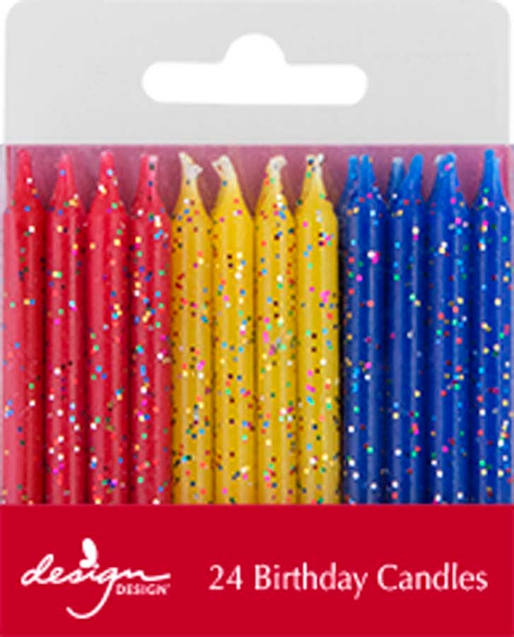 Primary Shimmer Stick Candles