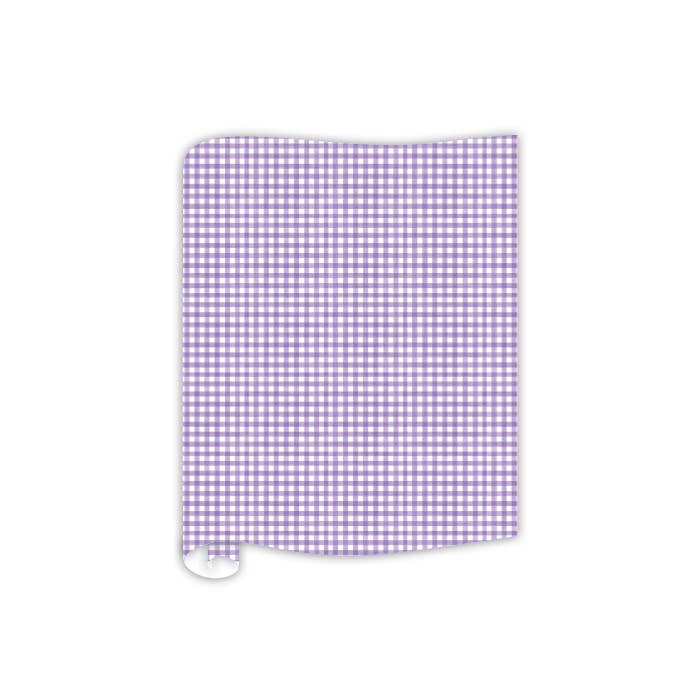 Gingham Lavender Table Runner