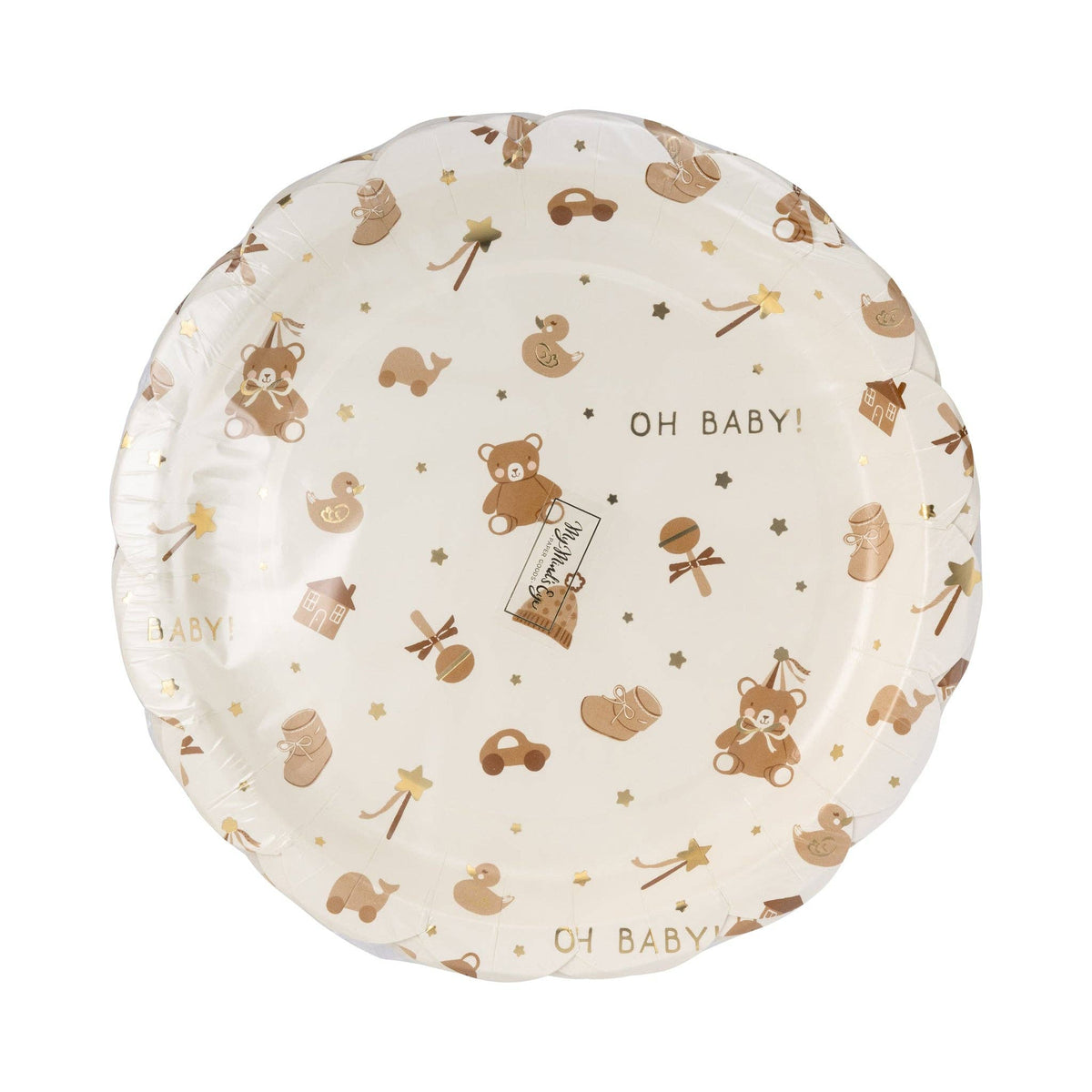 BAB1146 - Teddy Bear Baby Pattern Plate