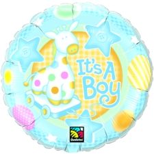 It's a Boy Giraffe Foil Balloon