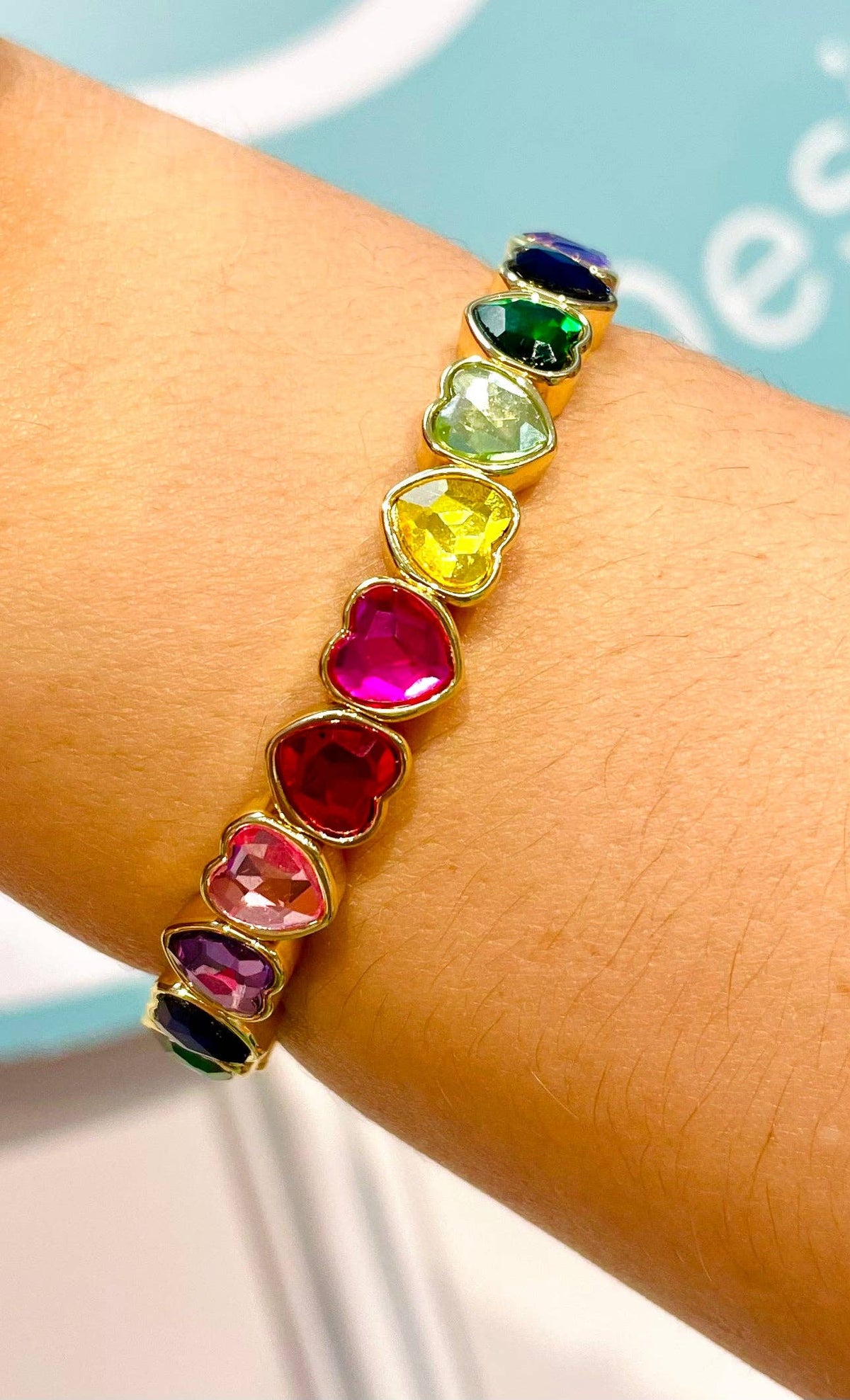 Rainbow Dream Bracelets: Rainbow Heart