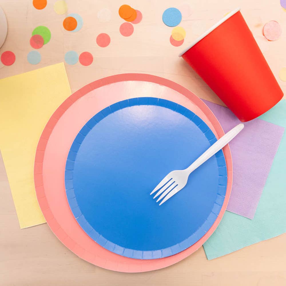 Shades Dessert Plates - 8 Pk. - 23 Color Options: Lemon