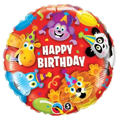 18 inch BIRTHDAY PARTY ANIMALS - FLAT