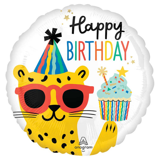 18 inch PARTY ANIMAL HAPPY BIRTHDAY - Packaged