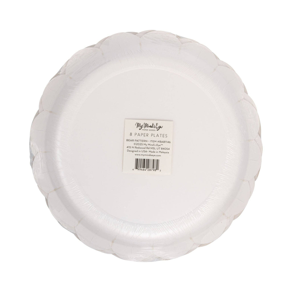 BAB1146 - Teddy Bear Baby Pattern Plate