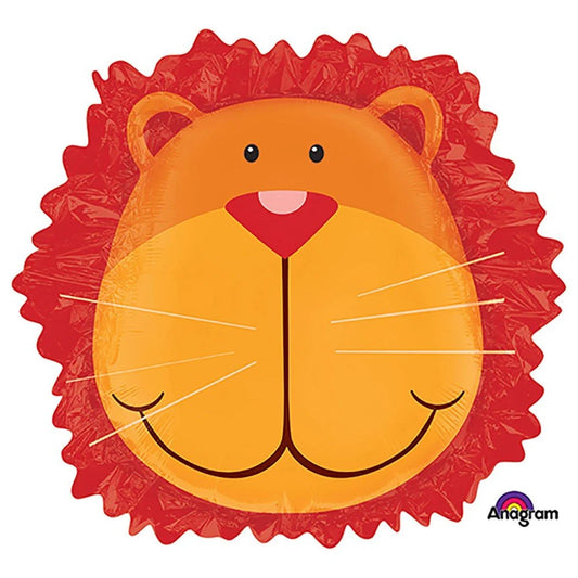 24 inch JUNGLE ANIMALS LION HEAD - FLAT