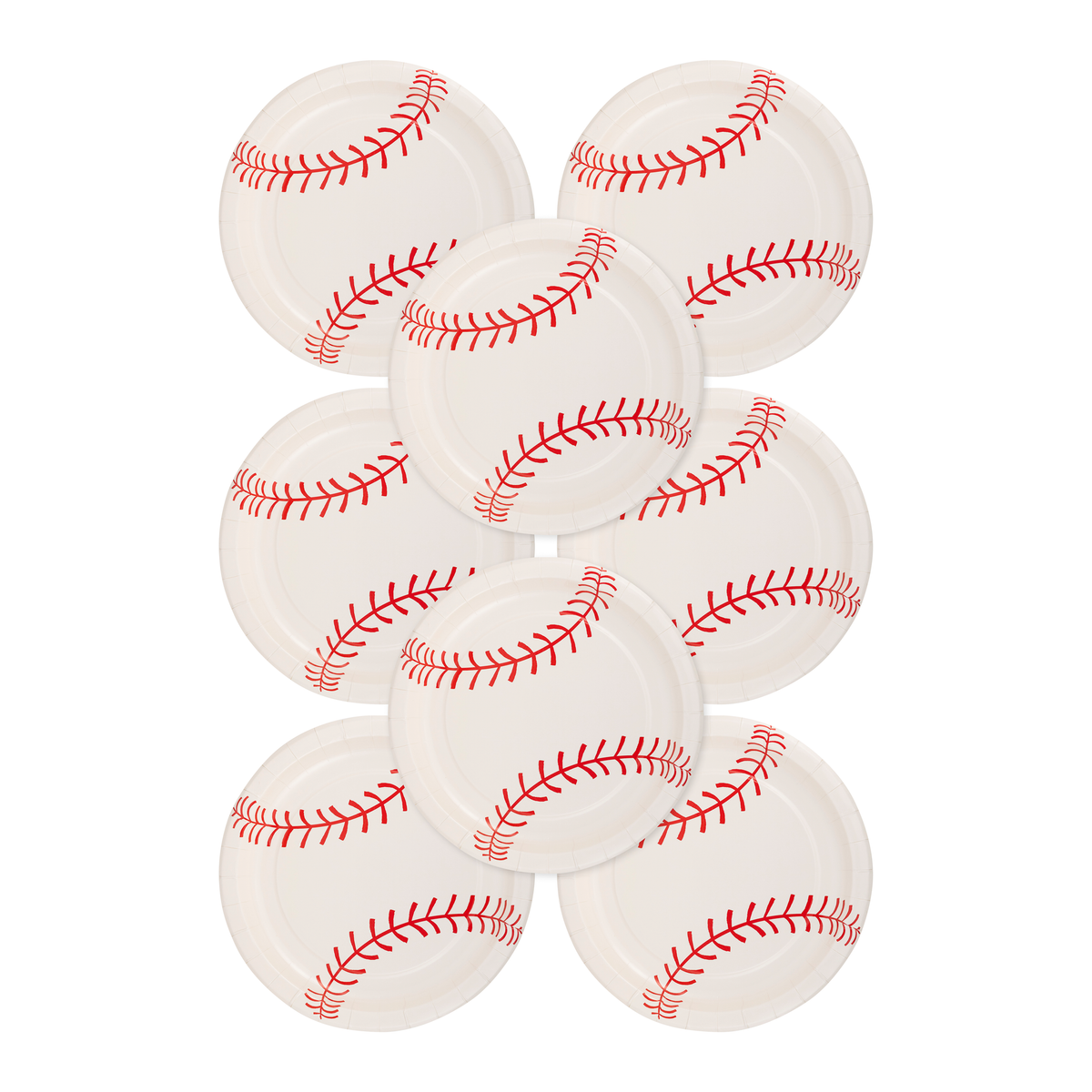 BAS1042 - Baseball Paper Plate