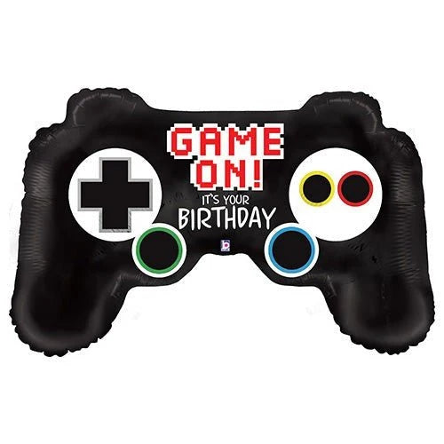 36 inch GAME CONTROLLER BIRTHDAY - Packaged