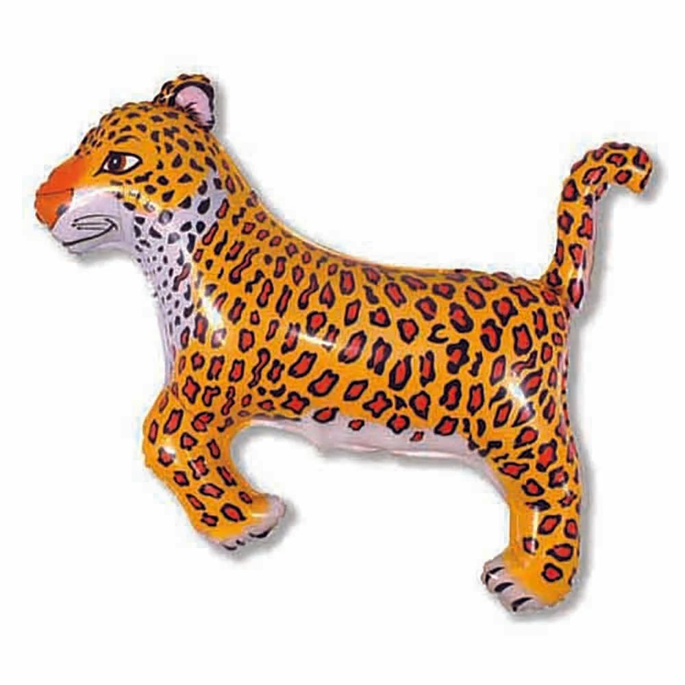 36 inch LEOPARD - BLACK - FLAT