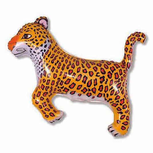 36 inch LEOPARD - BLACK - FLAT