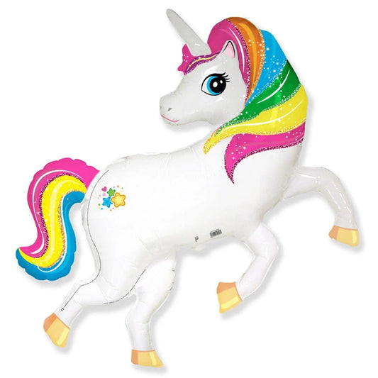 41 inch RAINBOW UNICORN - FLAT