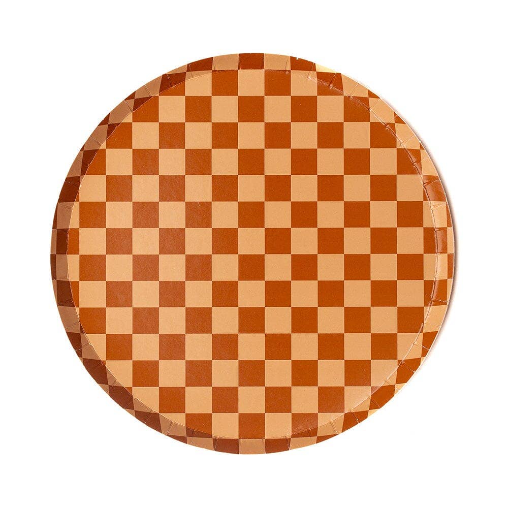Check It! Dessert Plates - 8 Pk. - 11 Color Options: Purple Posse