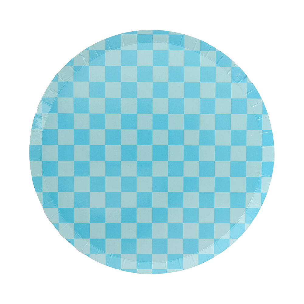 Check It! Dessert Plates - 8 Pk. - 11 Color Options: Gold Clash