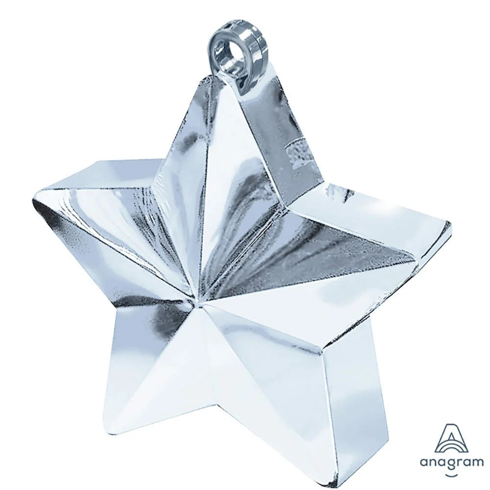 6 oz. BALLOON STAR WEIGHT - SILVER