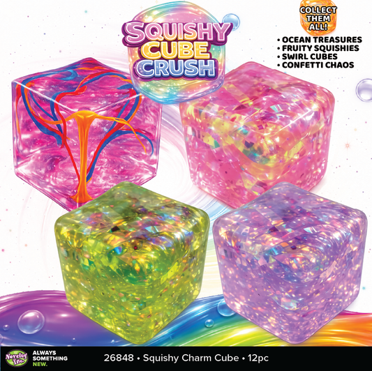 Fun Doh Squishy Charm Cube Fidget Toy