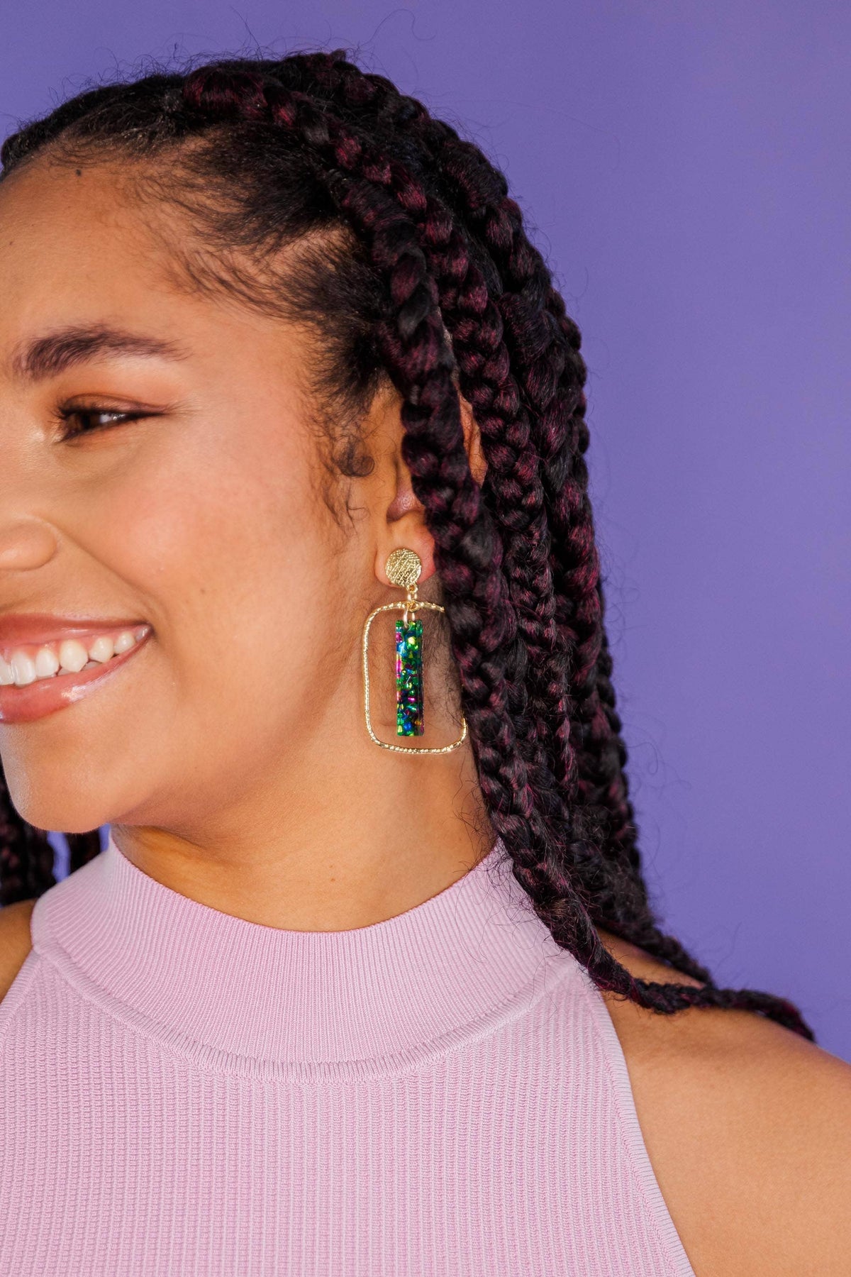 Unicorn Stick Hoops: Pink Unicorn
