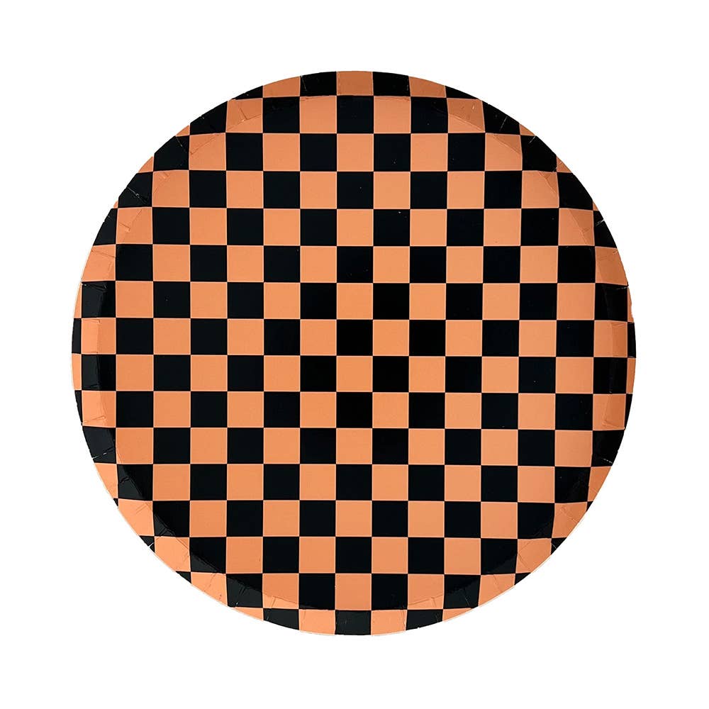 Check It! Dessert Plates - 8 Pk. - 11 Color Options: Gold Clash