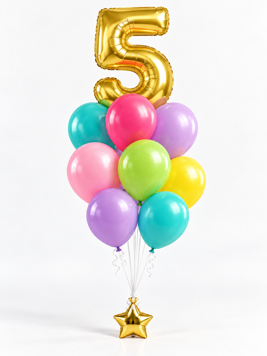 Single Digit Balloon Bouquet