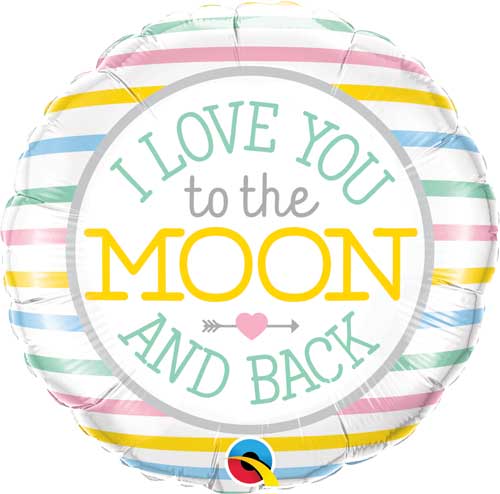 Love You to the Moon Foil Balloon