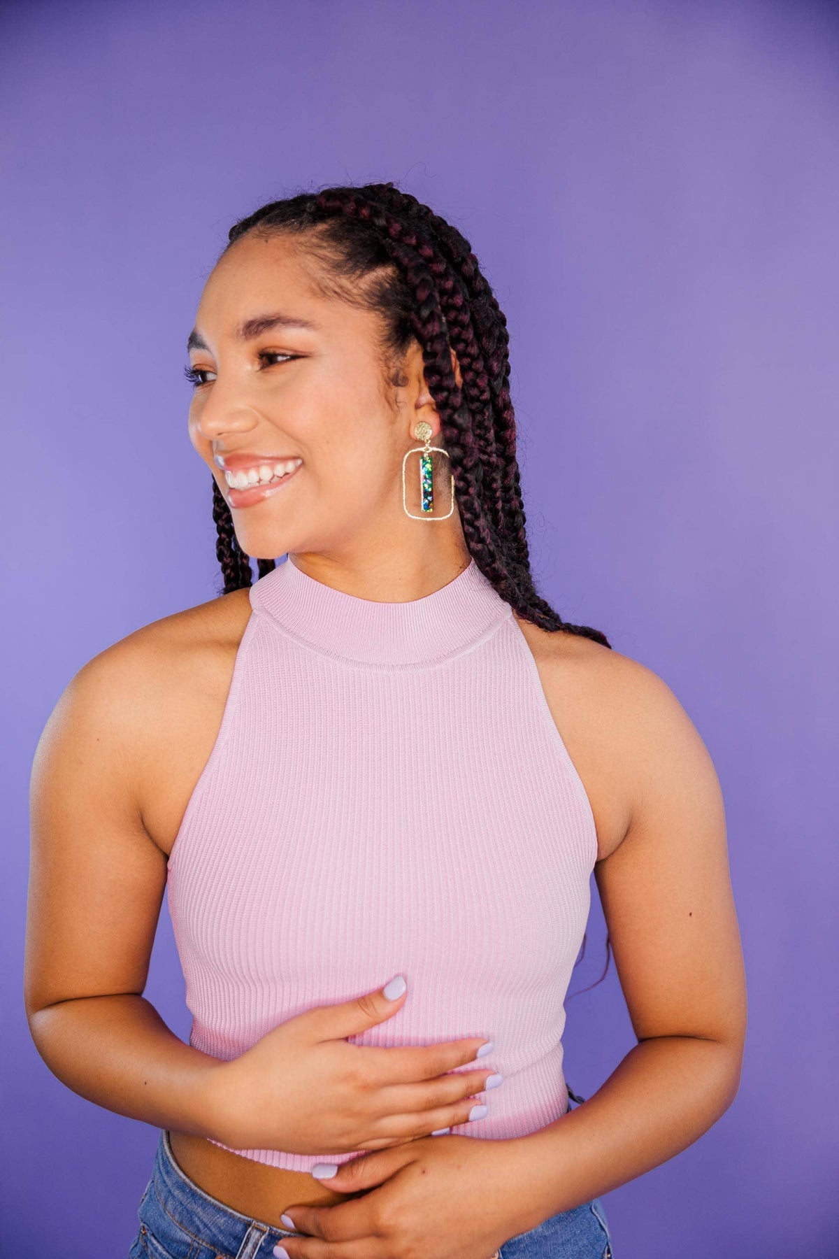 Unicorn Stick Hoops: Pink Unicorn