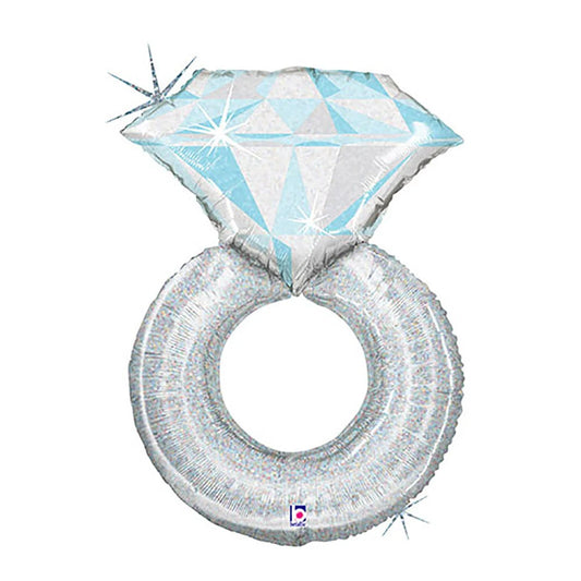 38 inch PLATINUM WEDDING RING - Packaged