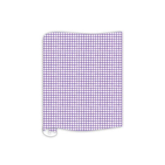 Gingham Lavender Table Runner