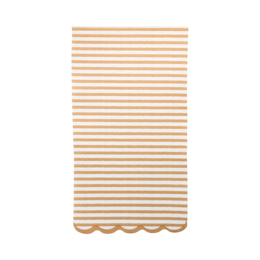 BAB1138 - Tan Striped Dinner Dinner Napkin