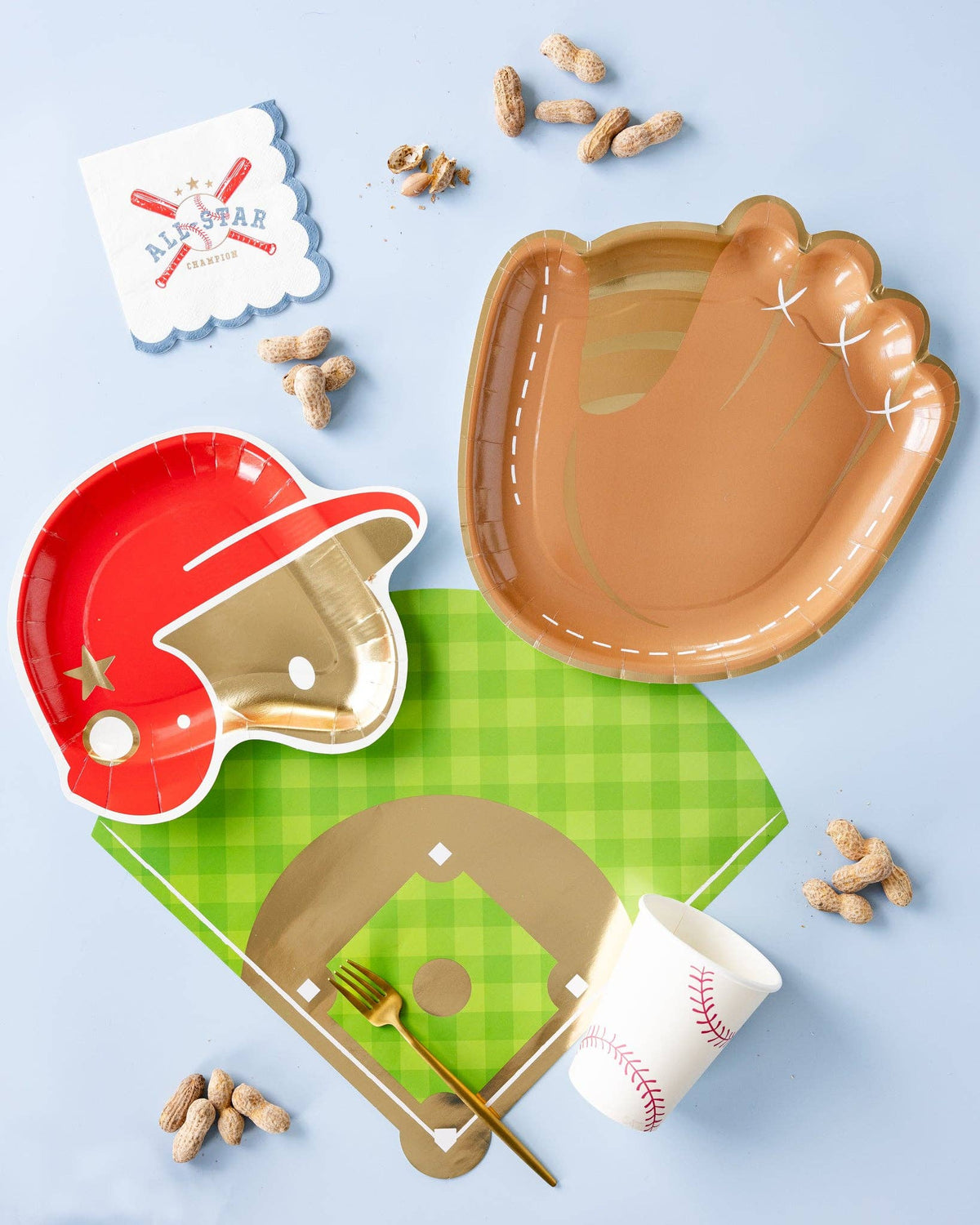 BAS1011 - Baseball Paper Cups