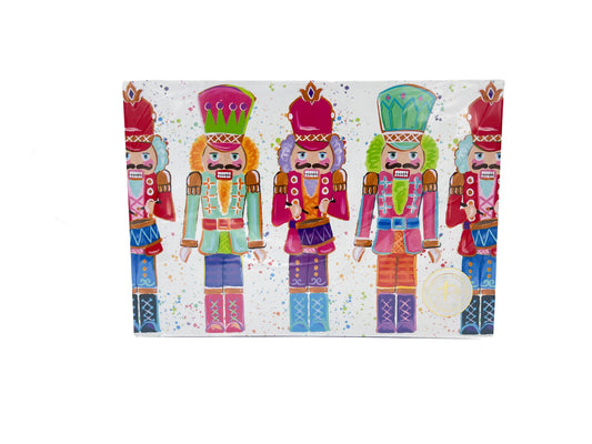 Colorful Nutcrackers Disposable Placemats