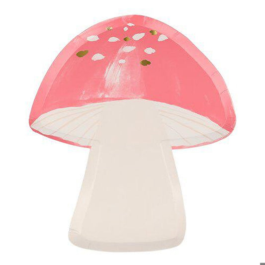 Fairy Mushroom Plates (x 8)