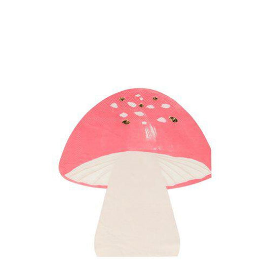 Fairy Mushroom Napkins (x 16)