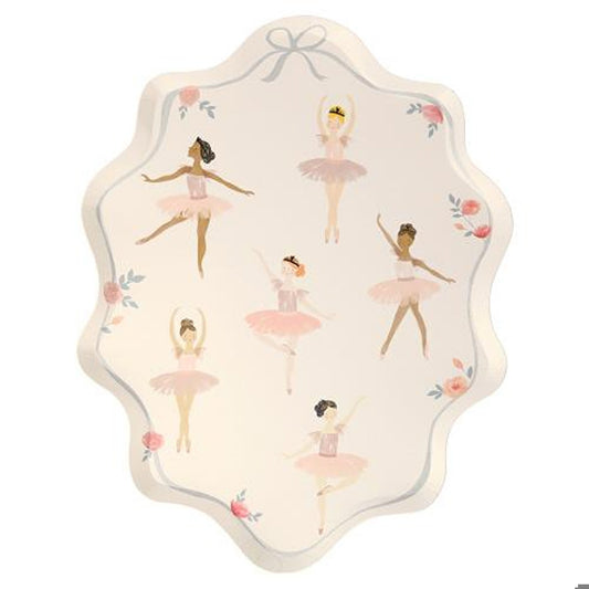 Ballerina Plates (x 8)