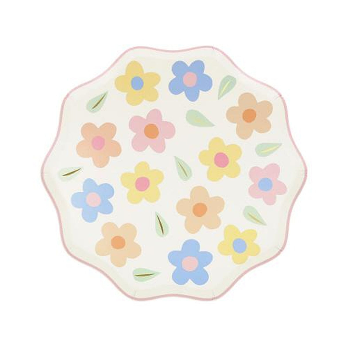 Happy Flowers Side Plates (x 8)