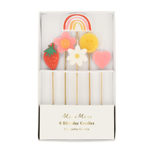 Happy Icons Candles (x 6)
