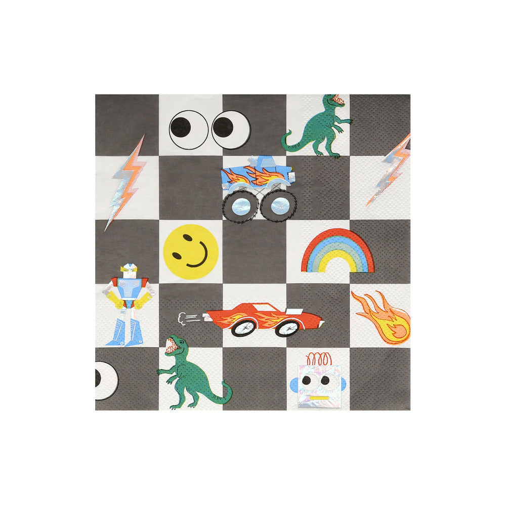 Toybox Icon Large Napkins (x 16)
