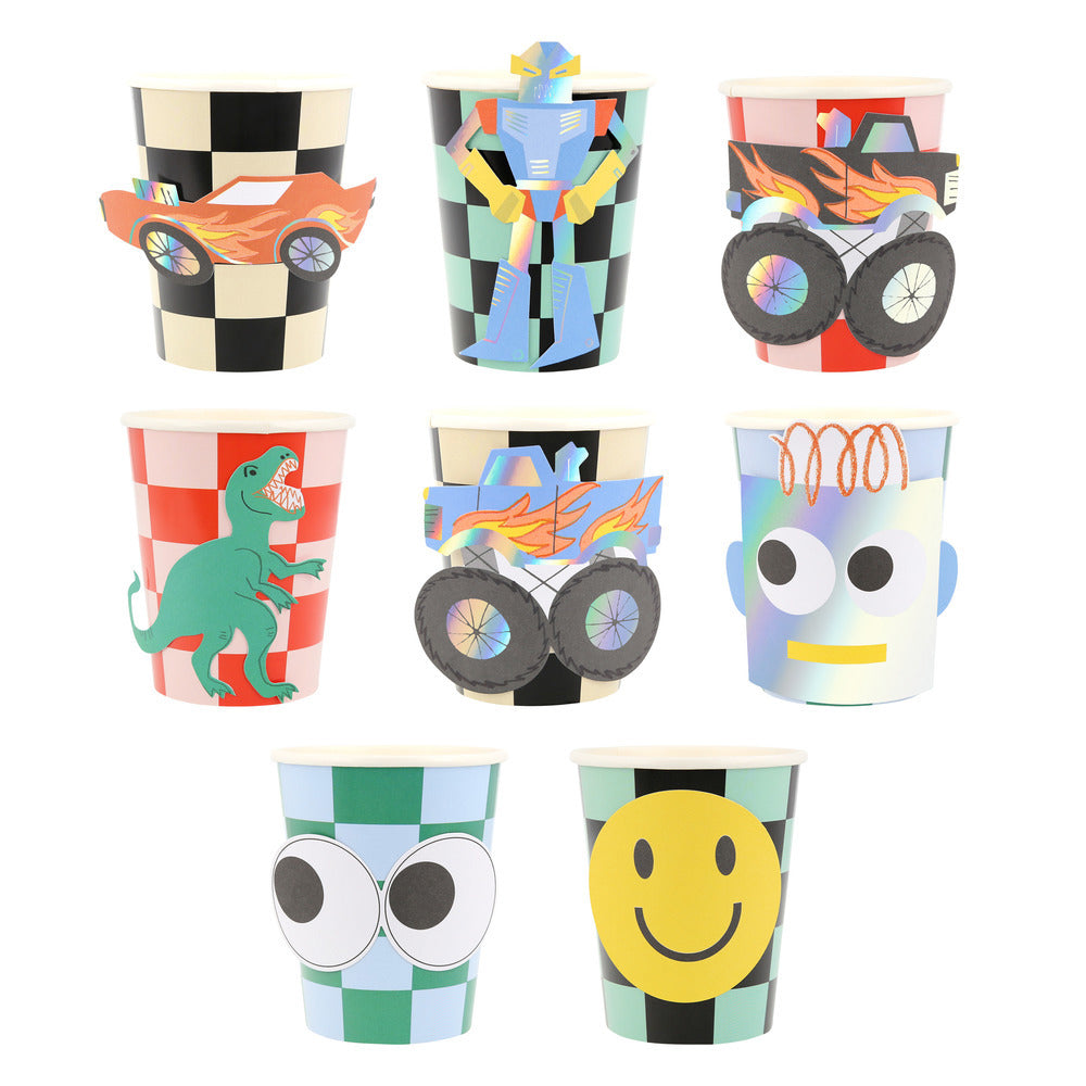 Toybox Icon Cups (x 8)