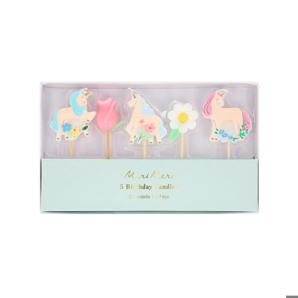 Meadow Unicorns Candles (x 5)