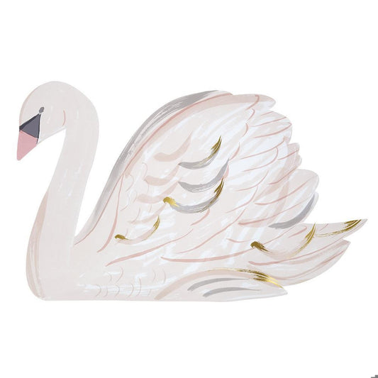 Swan Plates (x 8)
