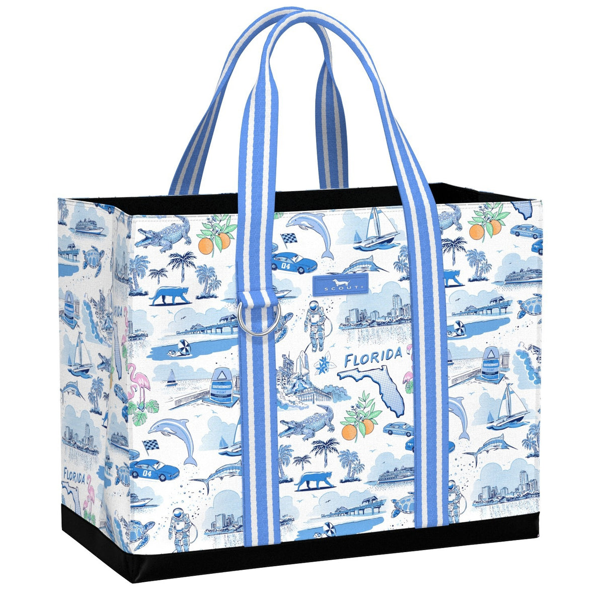 Original Deano Tote Large Florida Toile