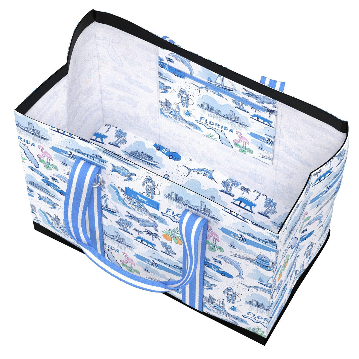 Original Deano Tote Large Florida Toile